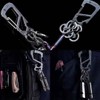 TACRAY Carabiner Keychain Clip, Anti-lost key holder and Quick Release