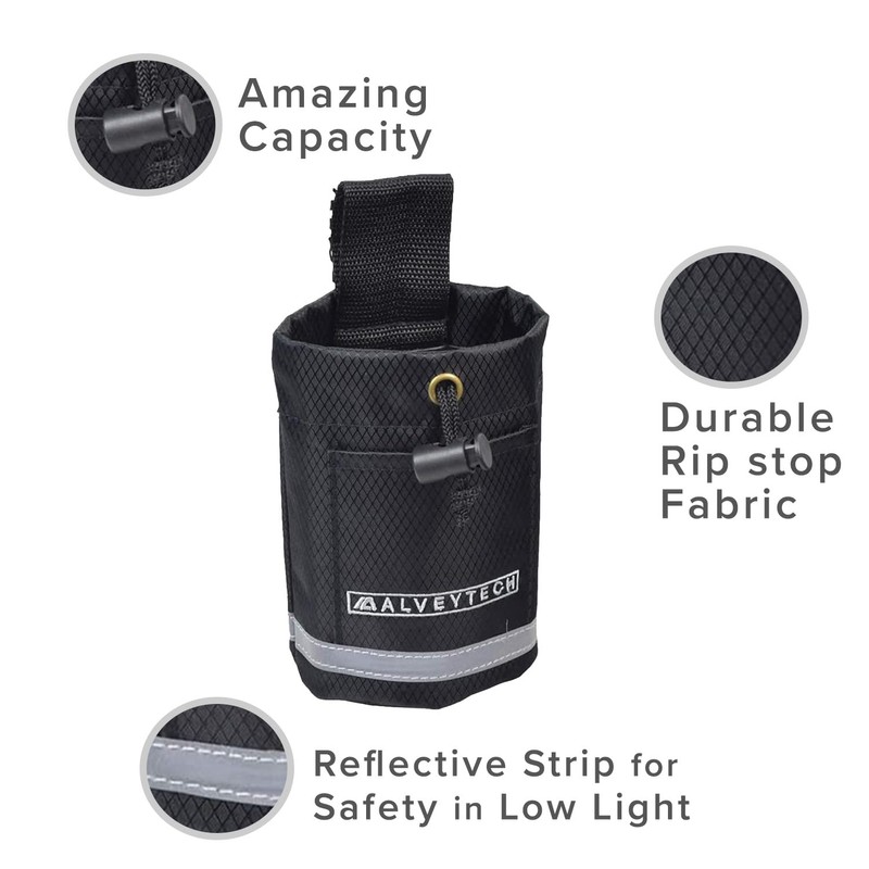 AlveyTech Unbreakable Universal Fabric Cup Holder - For Mobility Scooters,
