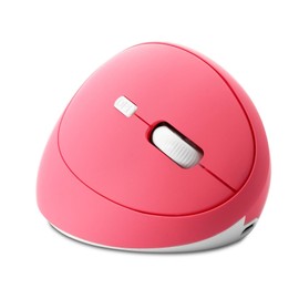 Thanice Vertical Wireless Mouse,2.4G Rechargeable Ergonomic High Precision Optical Silent Cordless Computer Mice with 6 Buttons, 3-DPI Adjustable, USB Receiver for Laptop PC Mac Notebook(Pink)