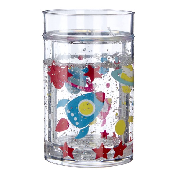 Premier Housewares Space Kids Drinking Cup, PS-Polystyrene, 7 x 7 x 11 cm