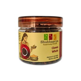 Shubhaavya Premium Whole Fresh Cloves 1.9oz (55g) - All Natural | Gluten Free | NON-GMO | Hand-Selected Whole Spice