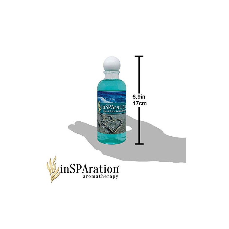 inSPAration Spa and Bath Aromatherapy 106X Spa Liquid, 9-Ounce, Romance