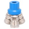 3Pcs 3Way Air Quick Coupling CType Round Tee Pneumatic Connector