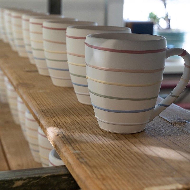 GMUNDNER KERAMIK Breakfast Cup Max Capacity: 0.3 Litres Rainbow Tableware