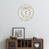 Eapmic European Style Resin Wall Clock, Retro Silent Clock with