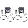 1987-1990 fits Yamaha Exciter 570 Deluxe EX570E Piston Kit x2