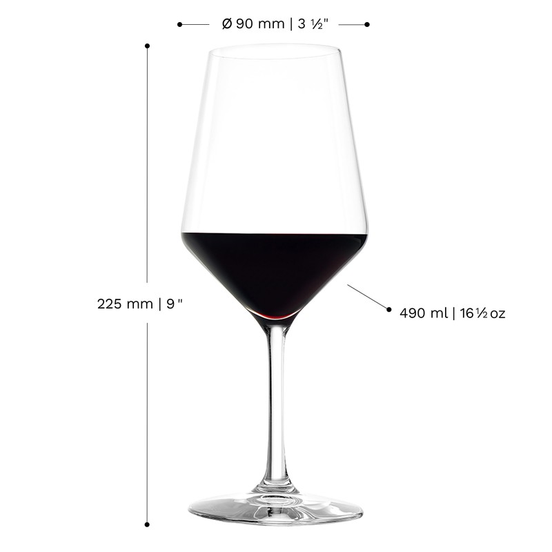 Stölzle Lausitz Red Wine Glasses Revolution Set of 6, 16