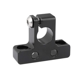 CAMVATE 15mm Single Rod Clamp with 1/4"-20 Unthreaded Mounting Points - 2318