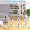Fushing Household Microfiber Replacement Cleaning Pads for Shark Steam Pocket