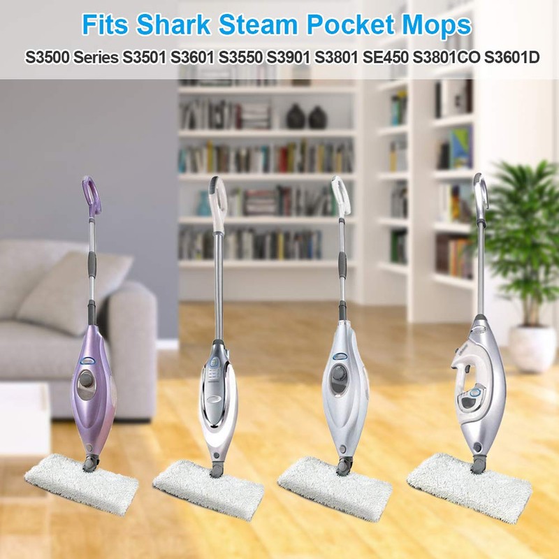 Fushing Household Microfiber Replacement Cleaning Pads for Shark Steam Pocket