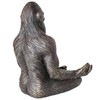 Top Brass 6” Bigfoot Yoga Statue Sasquatch Lotus Pose Meditation