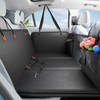 Back Seat Extender for Dogs, Heavy-Duty Hard Bottom Backseat Cover,