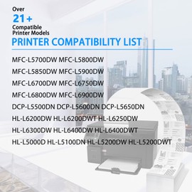 NineLeaf Compatible Drum Unit Replacement for Brother DR820 DR-820 to use in MFC-L6700DW MFC-L6750DW MFC-L6800DW MFC-L6900DW DCP-L5600DN DCP-L5650DN Printer (10 Pack Black)