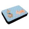 Parent-New Mr. & Mrs. Panda Pencil Case Rabbit Shell, Blue