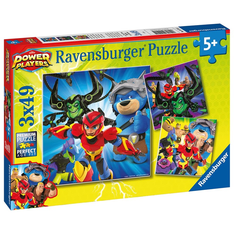 Ravensburger 05191 5 135269 Power Players Puzzle 3 x 49