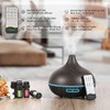 SACATR 550ml Oil Diffuser with 30x5 mL Essential Oils, Ultrasonic