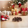 VICASKY 100pcs Christmas Natural Pine Cones - Thanksgiving Mini Pinecones