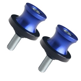 JGR BLue M10x1.5 10MM Motorcycle Swing Arm Spools Sliders CNC Swingarm Stand Screw Compatible for Yamaha Kawasaki