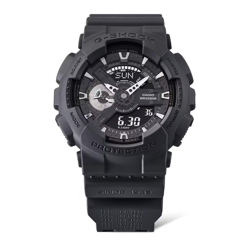 Casio Watch GA-114RE-1AER, Black, black, Strap