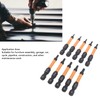 10Pcs Triangle Screwdriver Set, 50mm Length 1/4 Inch Hex Shank