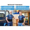 Adjustable Lower Back Support Belt with Suspenders - Heavy Duty