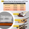 Guitar String Action Gauge, COENGWO String Height Gauge Ruler Guitar