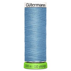 Gutermann Thread 100 m RPET 143, Light Blue