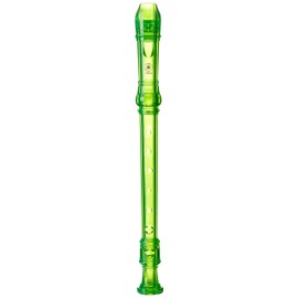 Yamaha YRS 20BG Sweet Soprano Recorder, Clear, Green