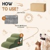 Romrol Dog Stairs Ramp for Beds Couches, Extra Wide Pet