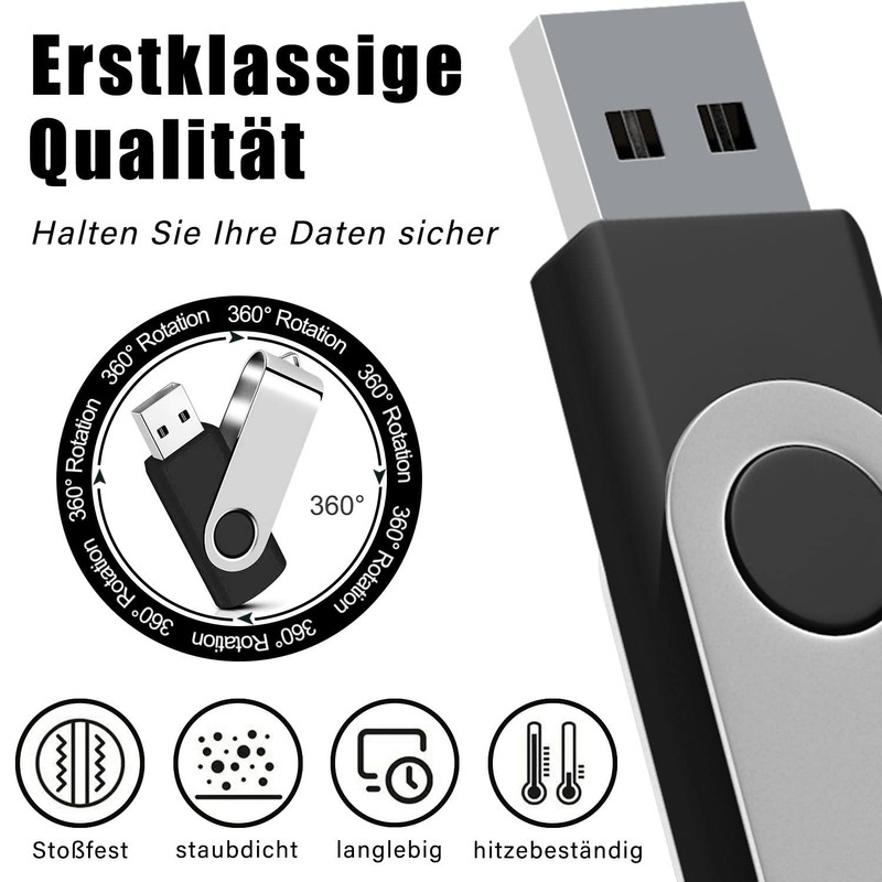 USB Sticks 2 GB Pack of 10 Memory Stick USB