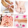 PACKOVE 8Pcs Silicone Toe Separator for Nail Art Stylish Pedicure