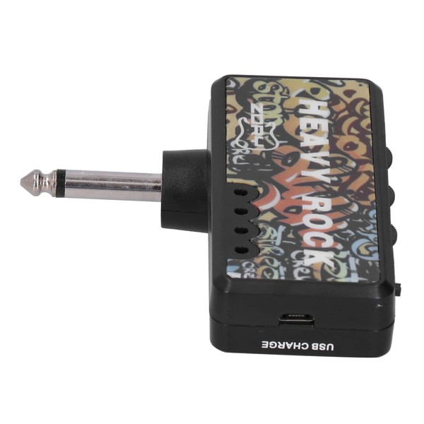 Electric Guitar Bass Headphone Amplifier with LED Power Indicator, Compact
