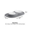 WeatherTech Double Low Pet Feeding System w/Plastic Dog/Cat Bowls -