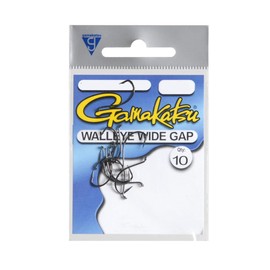 Gamakatsu Wide Gap, Size: (10 Pack) NS Black, 8
