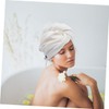 Ipetboom 2pcs Super Absorbent Hair Drying Cap Soft Towel Turban