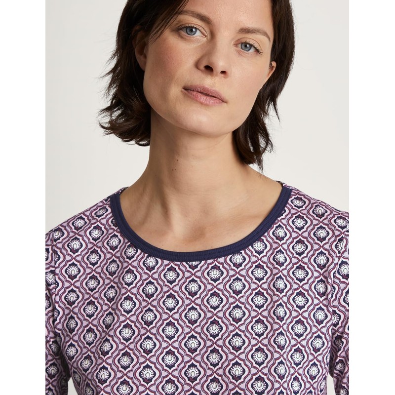 CALIDA Lovely Nights Women's 3/4 Pyjamas 100% Organic Cotton with