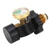 Gas Tank Pressure Gauge QCC Type 1 Converts 5‑100lb Gas