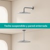 AULEEND All Metal Rain Shower Head - Heavy Duty Stainless