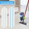 Mop Replacement Pads Compatible with Vileda H2prO Flat Mop System,