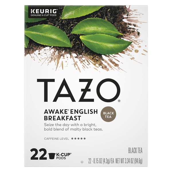 TAZO K-Cups for Bold Traditional Breakfast-Style Black Tea, 22 Pods