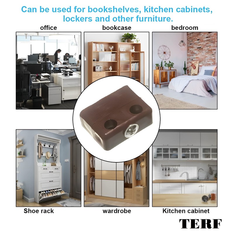 TERF® Heavy Duty Knockdown Fitting Beige Wood & Furniture Jointing