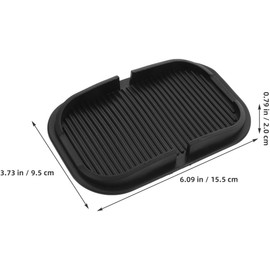 OUNONA Almohadilla Antideslizante de Silicona Protección para Teléfono y Gafas Ranura Grande Paquete de 2 Piezas para Salpicadero de Coche para Uso en Tablero de Auto