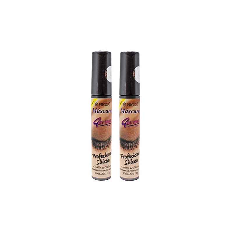 Prosa Rimel Mascara Pestañas Profesional Silicon Prosa 13g 2 Piezas