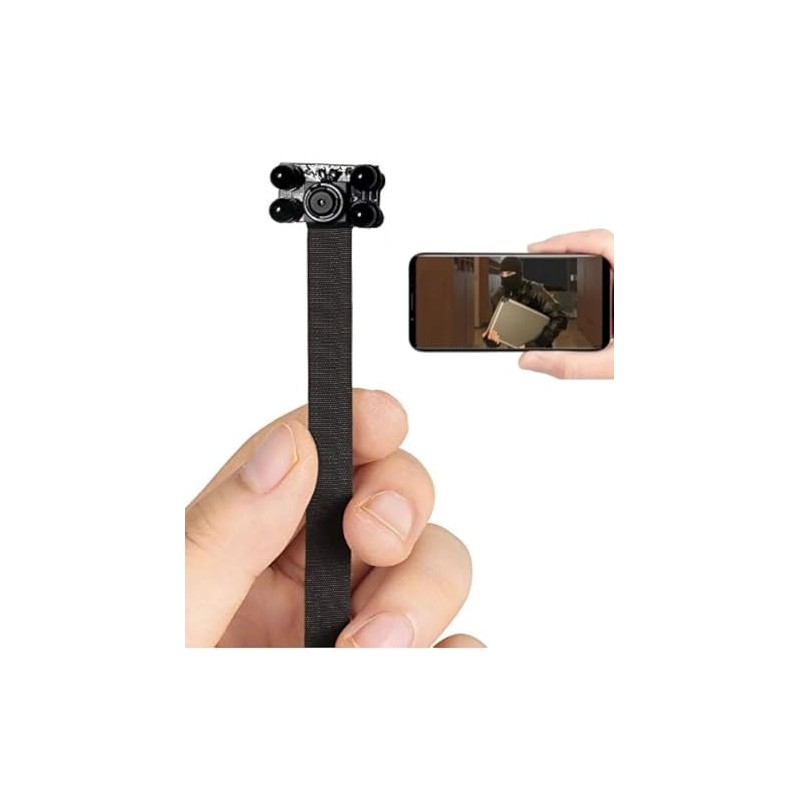 Mini Camara de Vigilancia WiFi Inalambrica DIY Flexor Vision Nocturna,