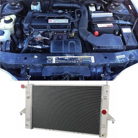 Cubauto 2191 Aluminum Radiator Compatible For 1994-2002 Saturn SC1 SC2 SL SL1 SL2 SW2 SW1 1995 1996 1997 1998 1999 2000 2001