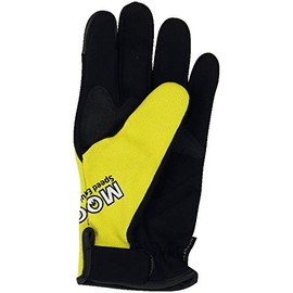 MOONEYES OMG-018 MESH GLOVE Mesh Gloves, Yellow, M Size
