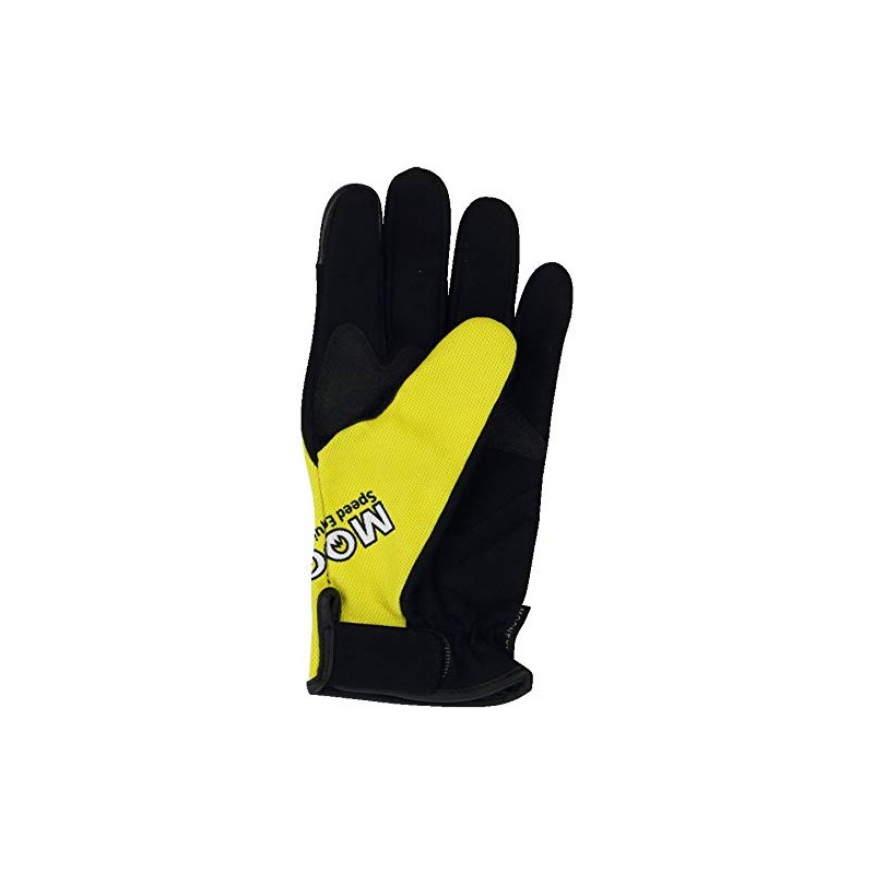 MOONEYES OMG-018 MESH GLOVE Mesh Gloves, Yellow, M Size