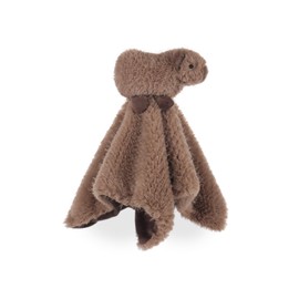 Apricot Lamb Capybara Cute Comforter Soft Loveys for Baby Boy and Girl, Security Blanket for Babies, Infant and Toddlers, Brown 14 Inches