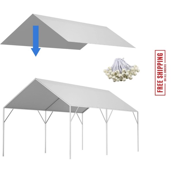 Branded 10' X 20' Portable Heavy Duty Canopy Garage Tent