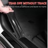 Qirc Car Door Sill Strips Carbon Fibre Car Scratch Protection